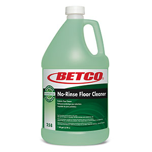 Product BET-25804: 25804 No Rinse Floor Cleaner 4/1 gal/cs