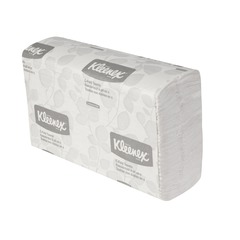 Kleenex C-Fold Paper Towels,
10 1/8 x 13 3/20, White,
150/Pack, 16 Packs/Carton