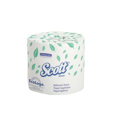 Scott std 1 ply 4.5x4 bathroom tissue 80 rl/cs