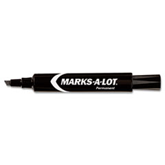 MARK A LOT Regular Desk-Style
Permanent Marker, Chisel Tip,
Black, Dozen