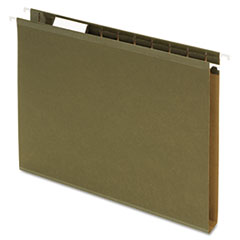 Reinforced 1&quot; Extra Capacity Hanging  Folders, Letter,