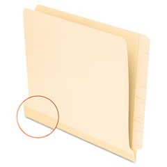 Laminate Shelf File Folder,
Straight Tab, 11 Point
Manila, Letter, 100/Box