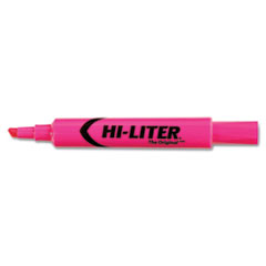 Desk Style Highlighter,
Chisel Tip, Fluorescent Pink
Ink, 12/Pk