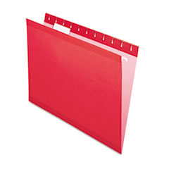 Reinforced Hanging File
Folders, Letter, Red, 25/Box