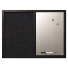 MasterVision Combo Bulletin
Board, Bulletin/Dry Erase,
18x24, Black Frame