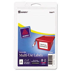 Print or Write Removable Multi-Use Labels, 2 x 4,