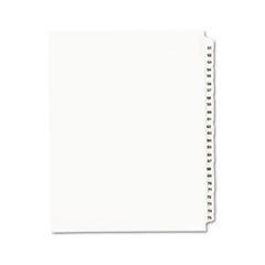 Avery-Style Legal Side Tab Divider, Title: 51-75,