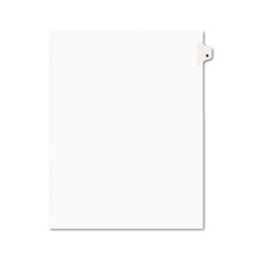 Avery-Style Legal Side Tab Dividers, One-Tab, Title B,