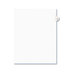 Avery-Style Legal Side Tab
Dividers, One-Tab, Title D,
Letter, White, 25/Pack