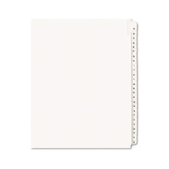 Allstate-Style Legal Side Tab
Dividers, 26-Tab, A-Z,
Letter, White, 26/Set