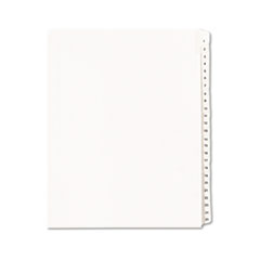 Allstate-Style Legal Side Tab Dividers, 25-Tab, 1-25,