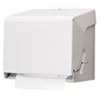 Crank roll towel cabinet white
