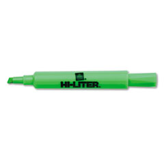 Desk Style Highlighter,
Chisel Tip, Fluorescent Green
Ink. 12/Pk