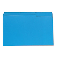 Colored File Folders, 1/3 Cut
One-Ply Top Tab, Legal, Blue