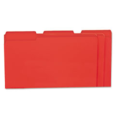 Colored File Folders, 1/3 Cut
One-Ply Top Tab, Legal, Red