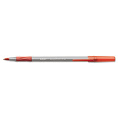 Round Stic Grip Ballpoint
Stick Pen, Red Ink, Fine,
Dozen