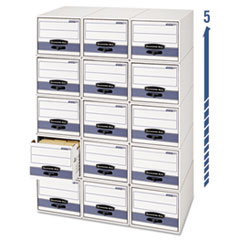 Stor/Drawer Steel Plus
Storage Box, Letter,
White/Blue, 6/Carton