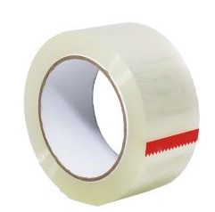 Tug Tape, 48mm x 100m, 1.7 
mil, Clear Acrylic Tape, 36 
rls/cs