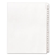 Allstate-Style Legal Side Tab
Dividers, 25-Tab, 26-50,
Letter, White, 25/Set