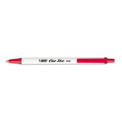 Clic Stic Ballpoint
Retractable Pen, Red Ink,
Medium, Dozen