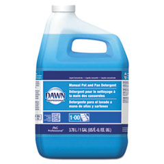 Dawn pot-n-pan dishwash
liquid gallon bottle original
blue 4/1