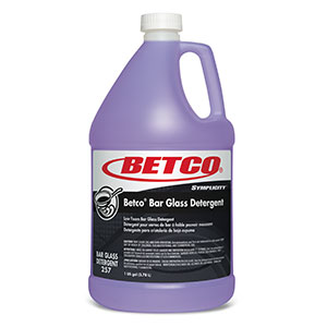25704 Symplicity Betco Bar Glass Detergent low foam 4/1