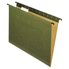 Hanging File Folders, Letter, Green