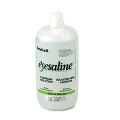 Fendall Eyesaline Eyewash Bottle Refill, 32oz Bottle,