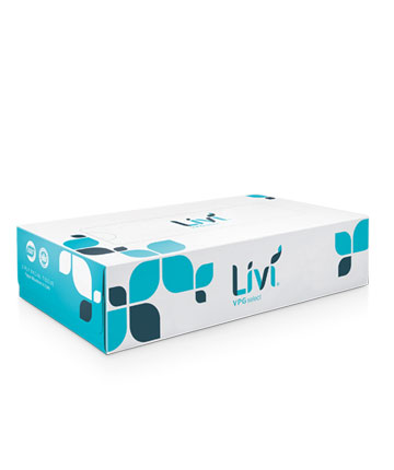 Livi VPG Facial Tissue Boxed 2 Ply White 8.37x8.07 30 / 100