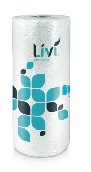 41508 Solaris Livi VPG Select  Kitchen Roll Towel 2-Ply White 