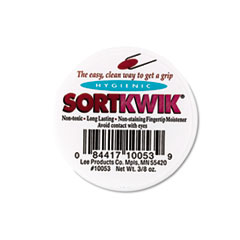 Sortkwik Fingertip Moisteners, 3/8 oz, Pink,
