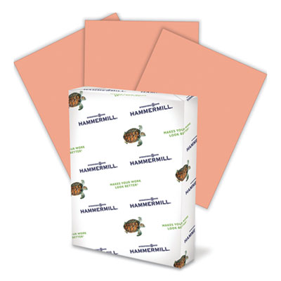 Colors Recycled Colored
Paper, 20lb, 8-1/2 x 11,
Salmon, 500 Sheets/Ream