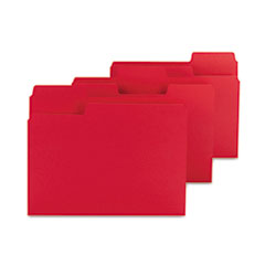 SuperTab Colored File
Folders, 1/3 Cut, Letter, Red