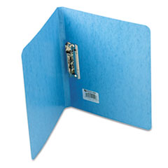 PRESSTEX Grip Punchless
Binder With Spring-Action
Clamp, 5/8&quot; Cap, Light Blue