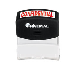 Message Stamp, CONFIDENTIAL,
Pre-Inked/Re-Inkable, Red