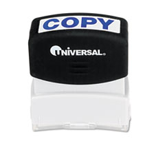 Message Stamp, COPY, Pre-Inked/Re-Inkable, Blue