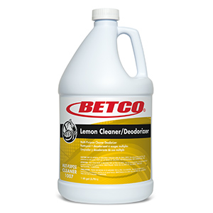 100704 Lemon Cleaner &amp;
Deodorizer multipurpose
cleaner 4/1 gal/cs