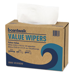 DRC Wipers, White, 9 1/3 x 16
1/2, 9 Dispensers of 100,
900/Carton