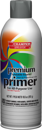 Champion Sprayon Gray Metal Primer, 10.5 oz, 6 Cans/Case
