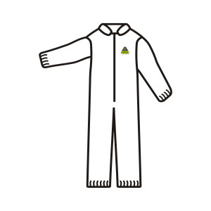 Defender Premium XL, white,
Microporous Coverall, Zipper
Front &amp; Collar, Elastic
Wrists &amp; Ankles, No Hood, No
Boots, 25/cs Tyvek equivalent