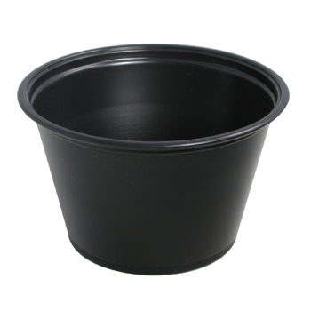 400PCBLK 4-OZ Black portion cup 2500/CS