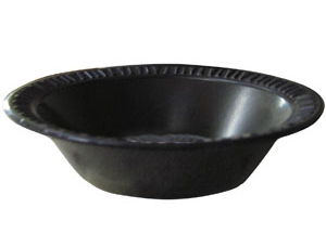 5-6 oz. Black Round Foam Bowl,
Quiet Classic Laminated,
125/Sleeve, 8 Sleeves/Case,
1000/Case