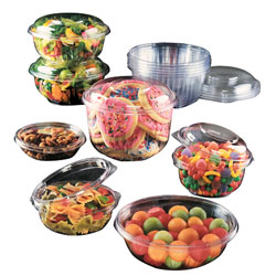 C24BCD 24-OZ Clear bowl with dome ld 126 bowl &amp; 126 dome