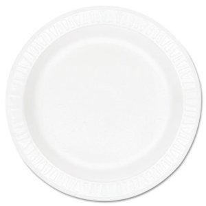 Quiet Classic Laminated Foam
Dinnerware, Plate, 10 1/4&quot;,
White, 125/Pk, 4 Pks/Cs