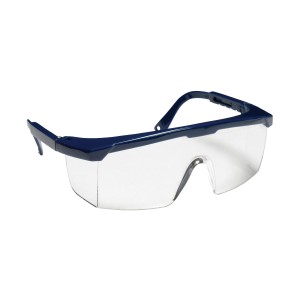 EJN10S Retriever safety glasses navy frame clear lens