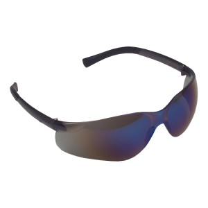 EL60S Dane Safety Glasses,
Black Frame, Blue Mirror Lens