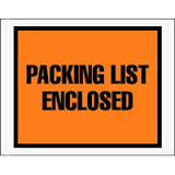 7 x 5 1/2&quot; Full Face Packing List Envelope (1000/Case)
