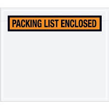 7 x 6&quot; Panel Face Packing
List Envelope (1000/Case)