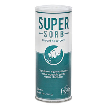 Super-Sorb Liquid Spills
Absorbent 12oz Can, 6
Cans/Box, 4 Boxes/Case
