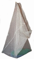 Industrial nylon laundry net
with drawstring 24&quot;x36&quot; white